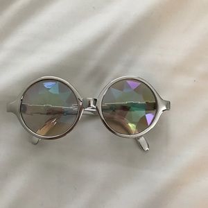 Chrome Rave Glasses